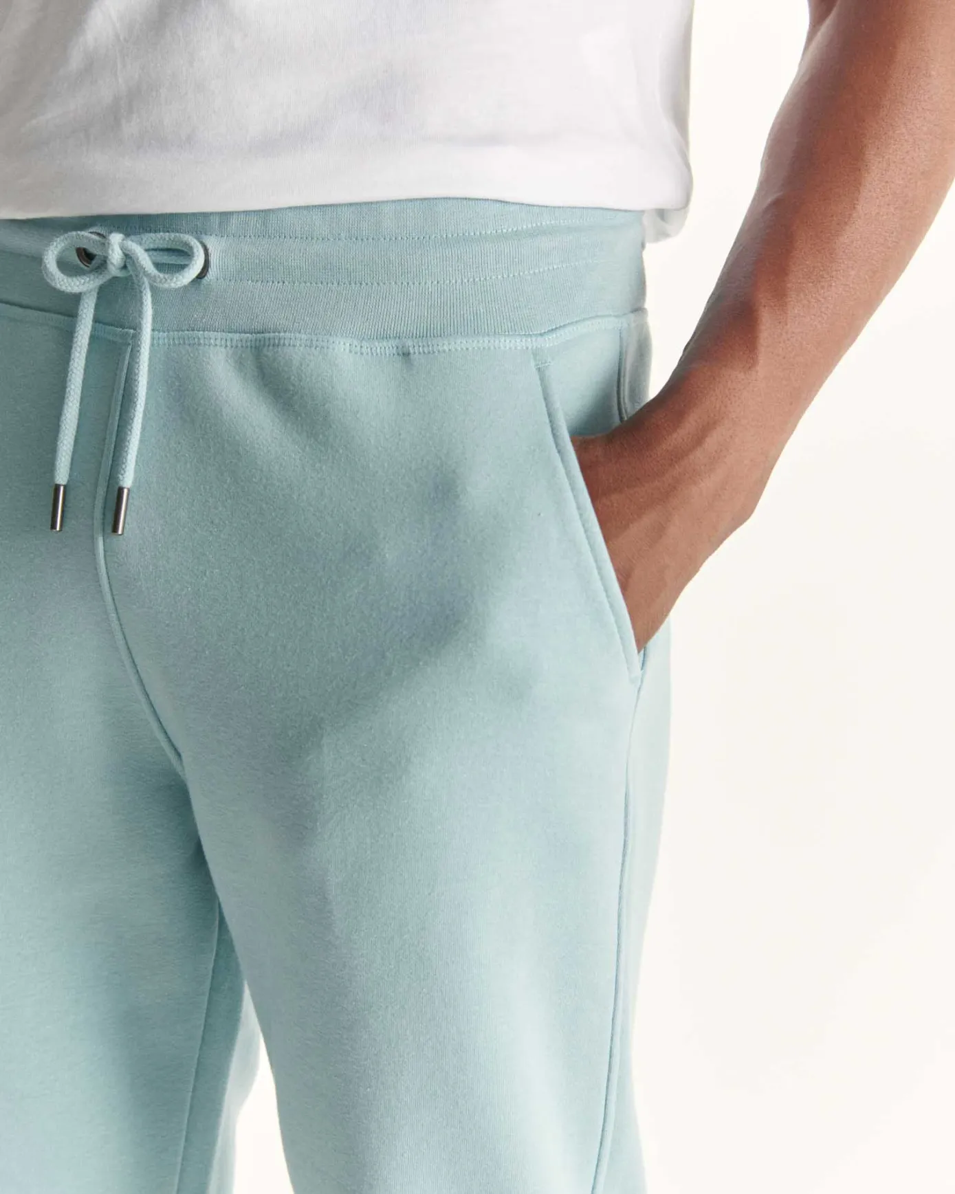Jogging en coton biologique Iceberg bleu Santiago