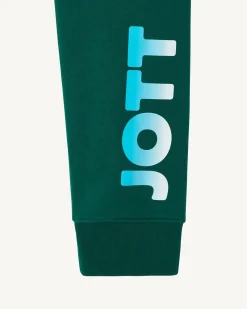 Jogging en coton biologique imprimé Vert foncé Santiago