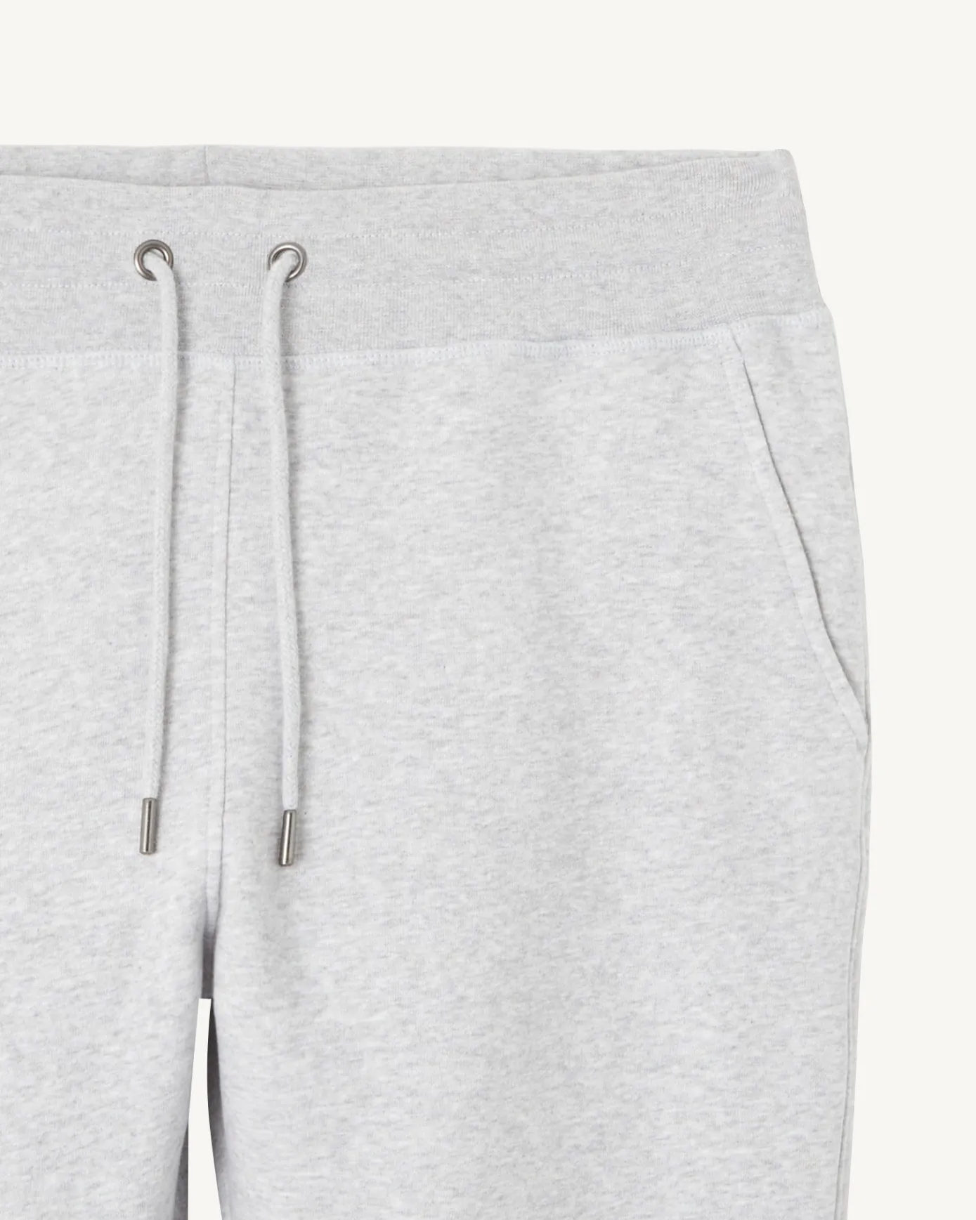 Jogpant homme en coton biologique Gris chiné Santiago