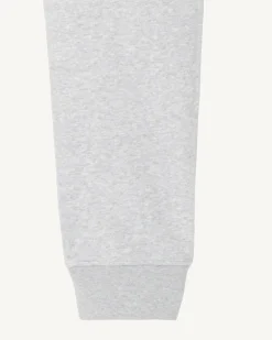 Jogpant homme en coton biologique Gris chiné Santiago