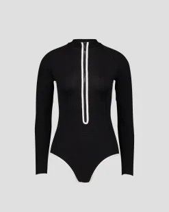 Maillot de bain combinaison en néoprène Noir Isabel