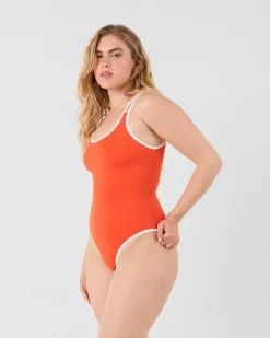 Maillot de bain femme Rouge feu Mary