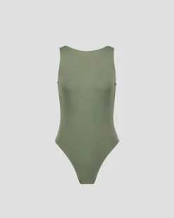 Maillot de bain femme une pièce Vert sauge Debbie