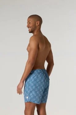 Maillot de bain Mono bleu jeans Ian monogram