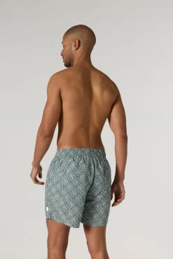 Maillot de bain Mono vert sauge Ian monogram