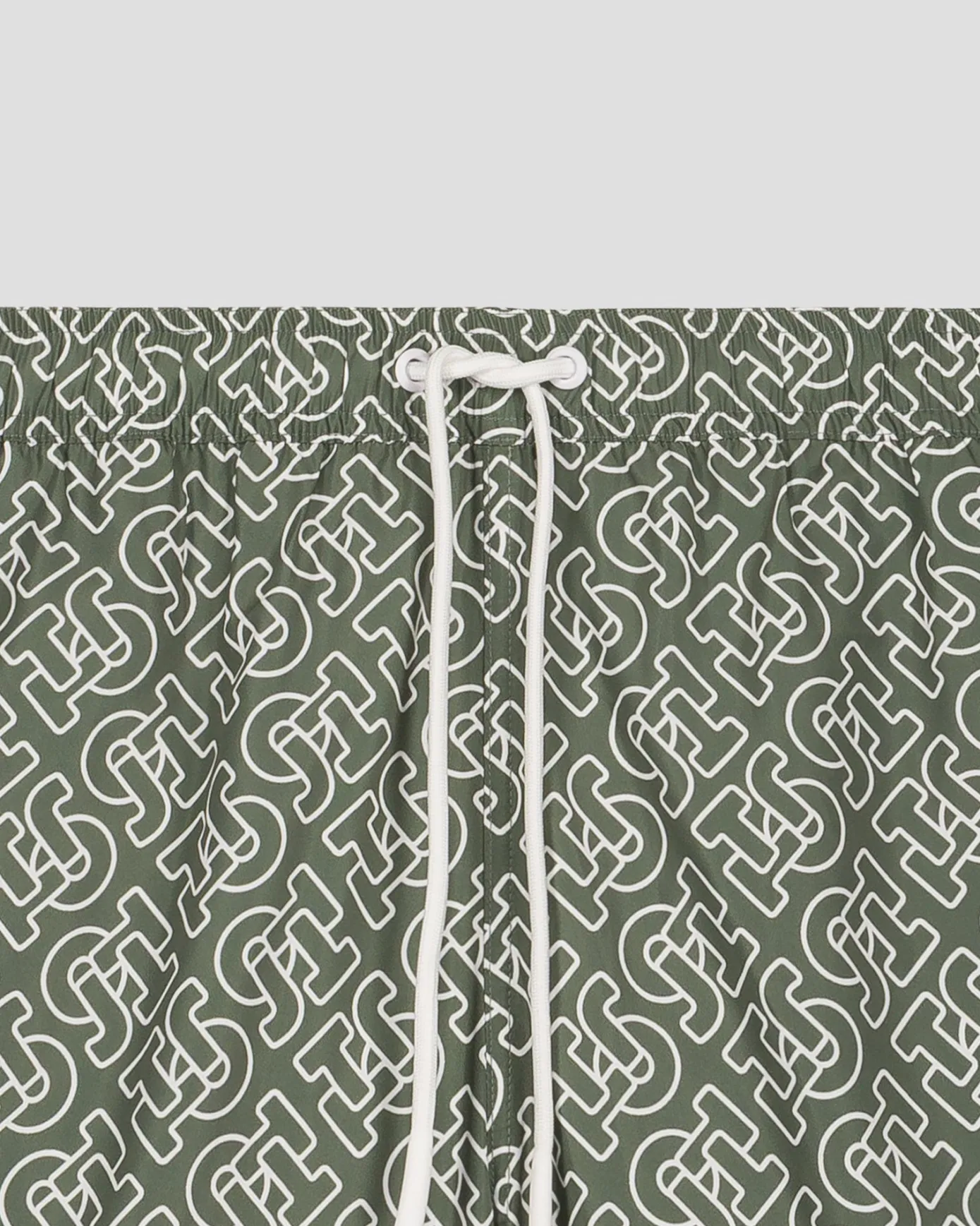 Maillot de bain Mono vert sauge Ian monogram