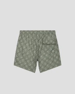 Maillot de bain Mono vert sauge Ian monogram