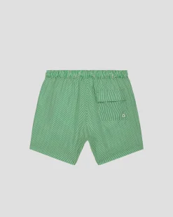 Maillot de bain Vert tropical rayé Ian stripe