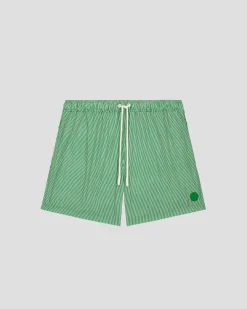 Maillot de bain Vert tropical rayé Ian stripe
