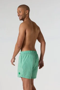 Maillot de bain Vert tropical rayé Ian stripe