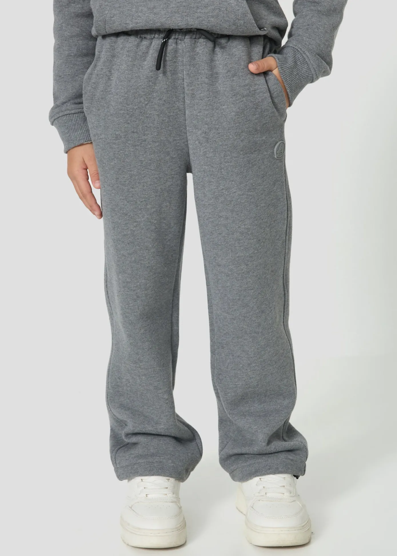 Pantalon de jogging enfant Gris chiné foncé Maloe