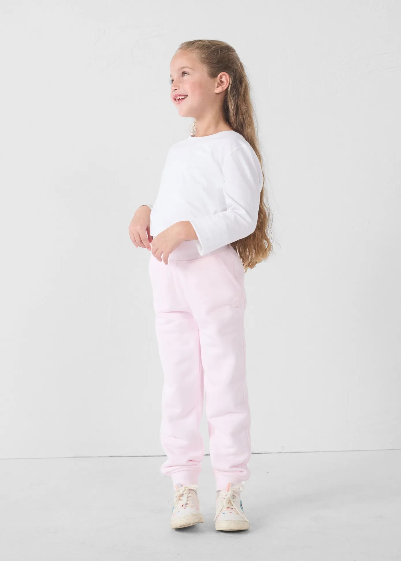 Pantalon de jogging enfant Rose pétale Mika