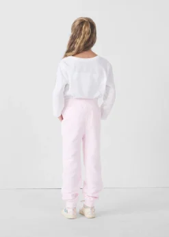 Pantalon de jogging enfant Rose pétale Mika