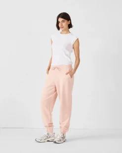 Pantalon de sport en coton Pêche clair Iris