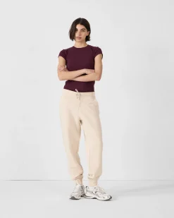 Pantalon de sport en coton Sable Iris