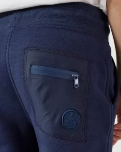 Pantalon de sport enfant en coton Marine Matchu 2.0