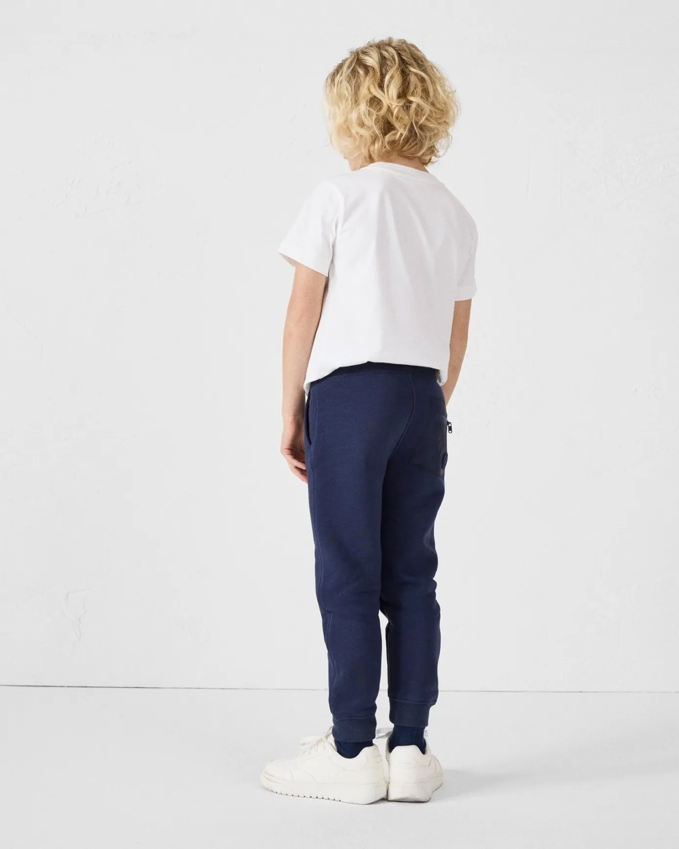 Pantalon de sport enfant en coton Marine Matchu 2.0