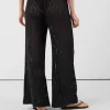 Pantalon en maille de coton Noir Virginia