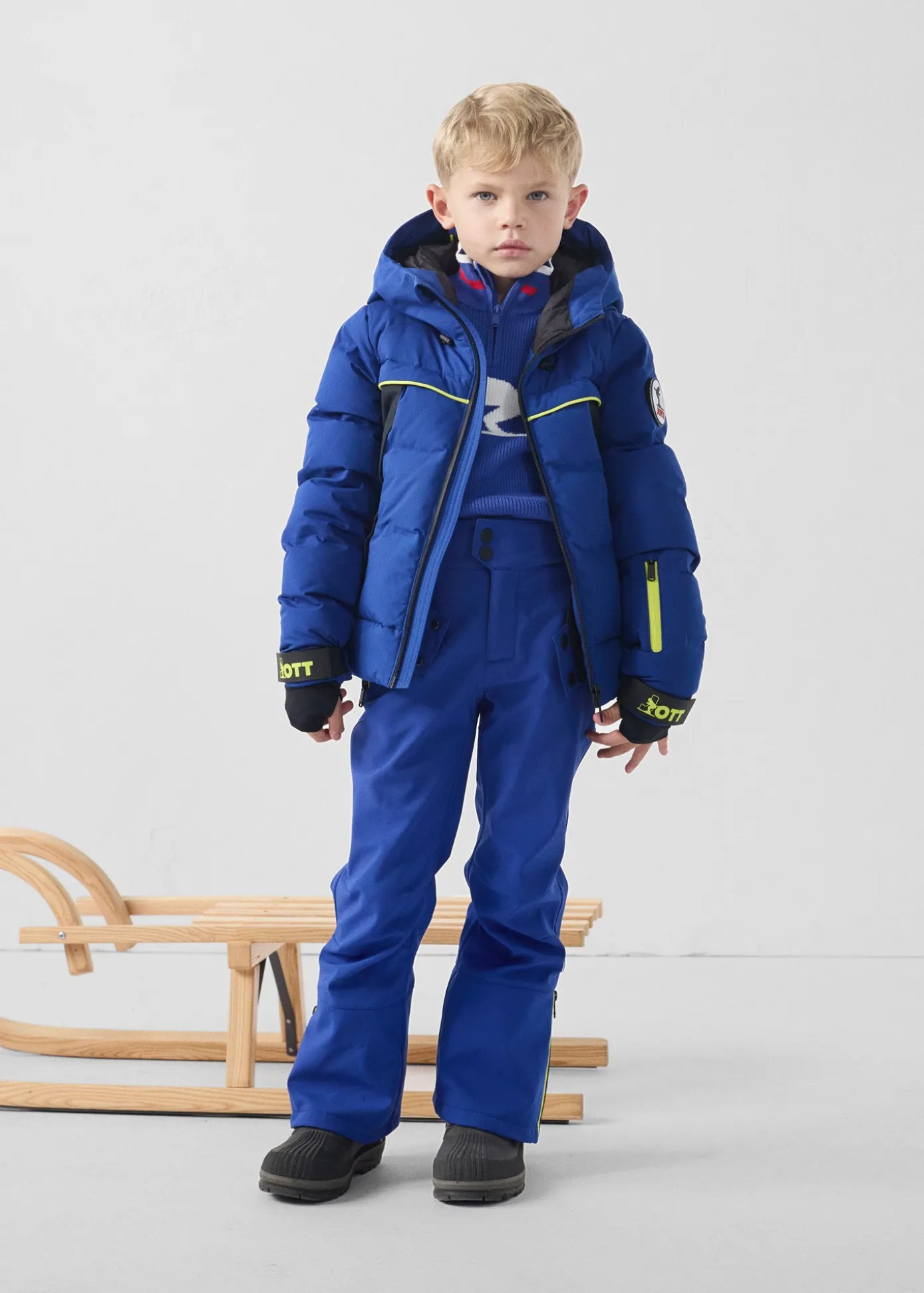 Pantalon ski Grand froid Bleu cobalt Prebois