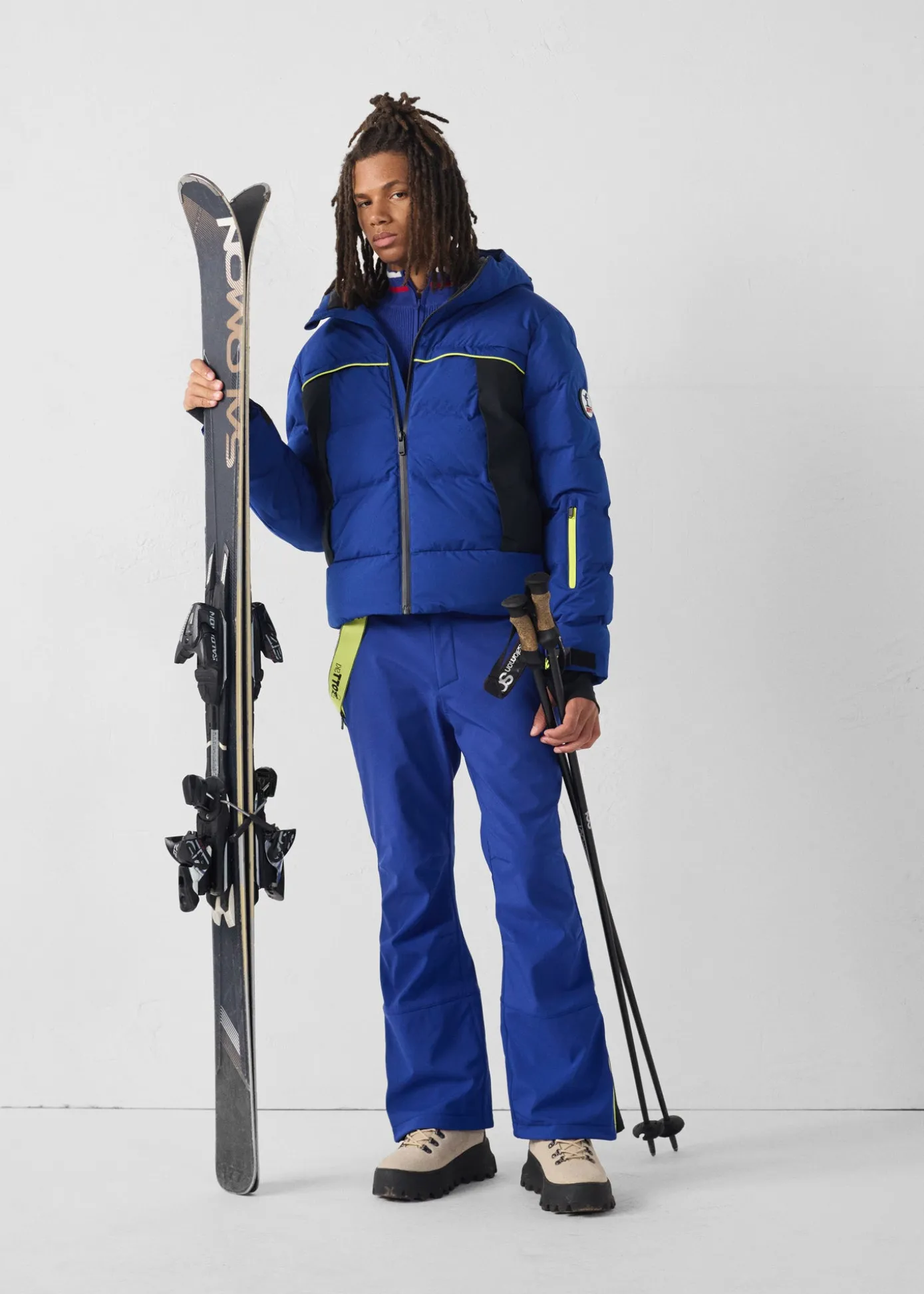Pantalon ski Imperméable Grand froid Bleu cobalt Cairn