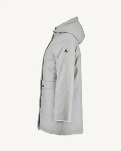 Parka Grand Froid à capuche Gris acier Taiga