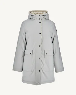Parka Grand Froid à capuche Gris acier Taiga