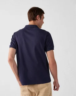 Polo en coton Marine Alvaro