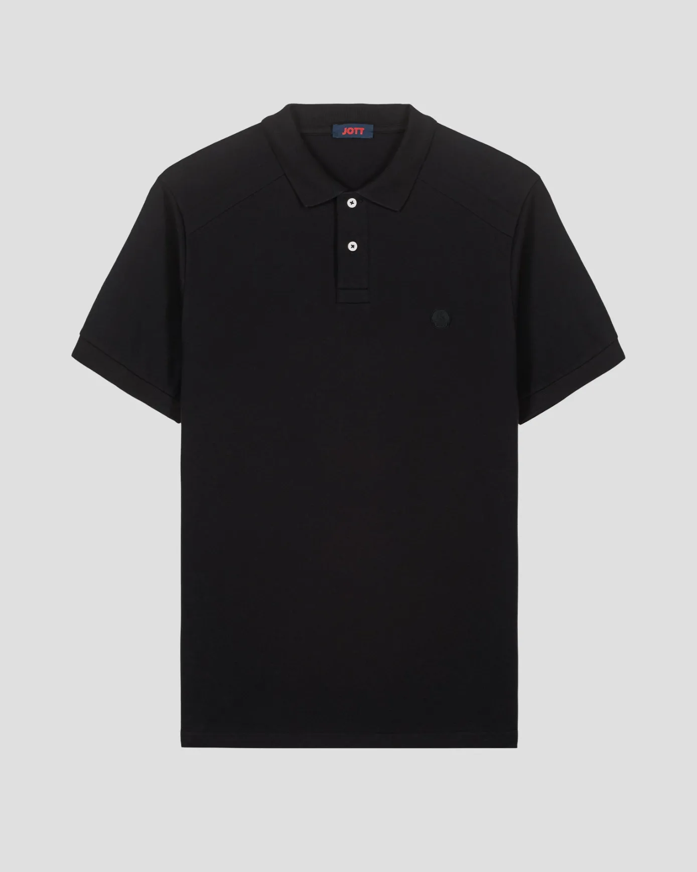 Polo en coton Noir Alvaro