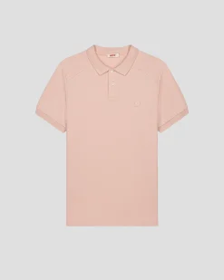 Polo en coton Pêche clair Alvaro
