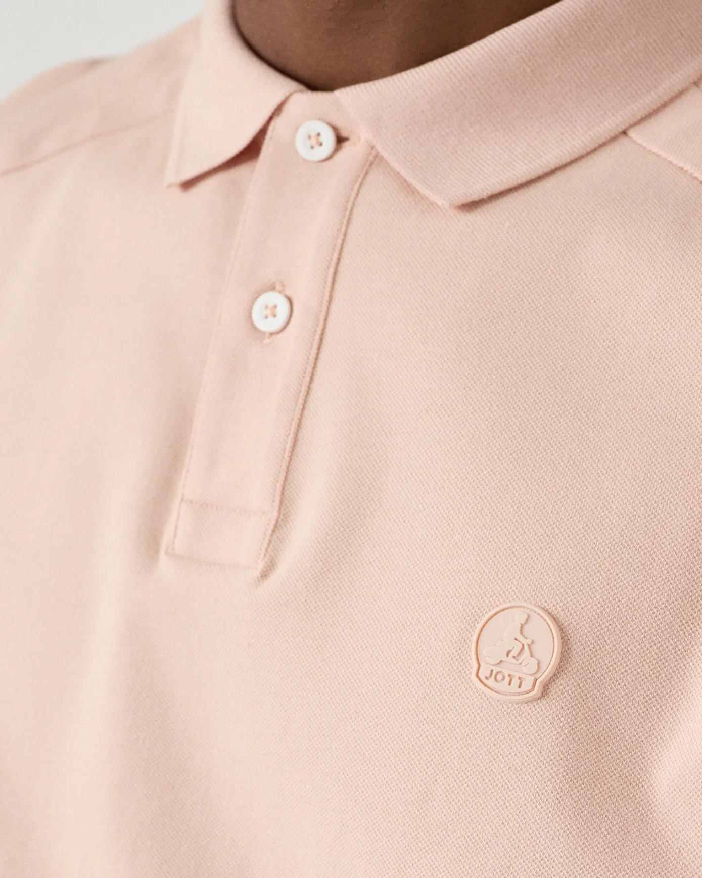 Polo en coton Pêche clair Alvaro