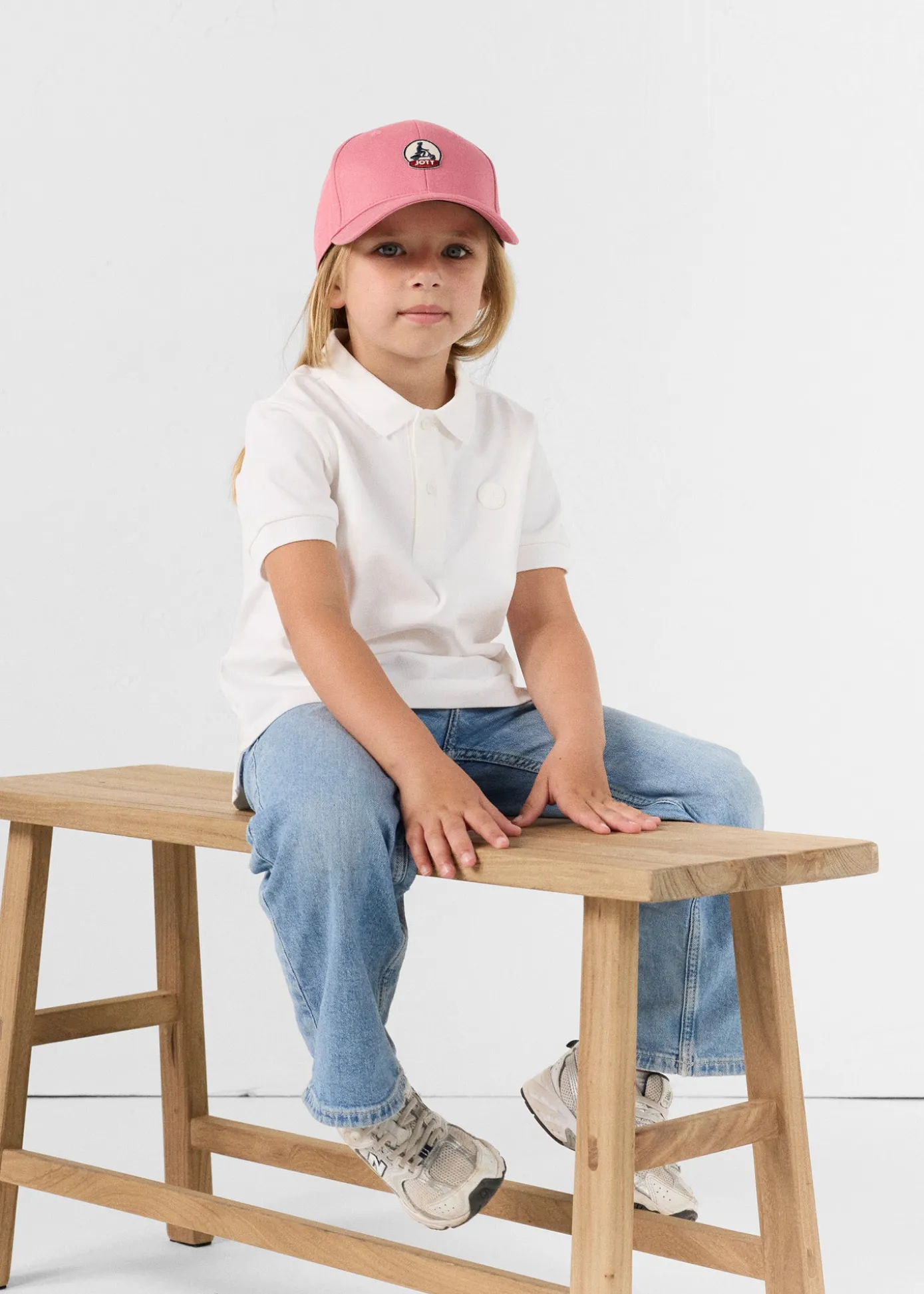 Polo enfant Blanc Enzo