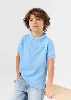 Polo enfant Bleu cristal Enzo
