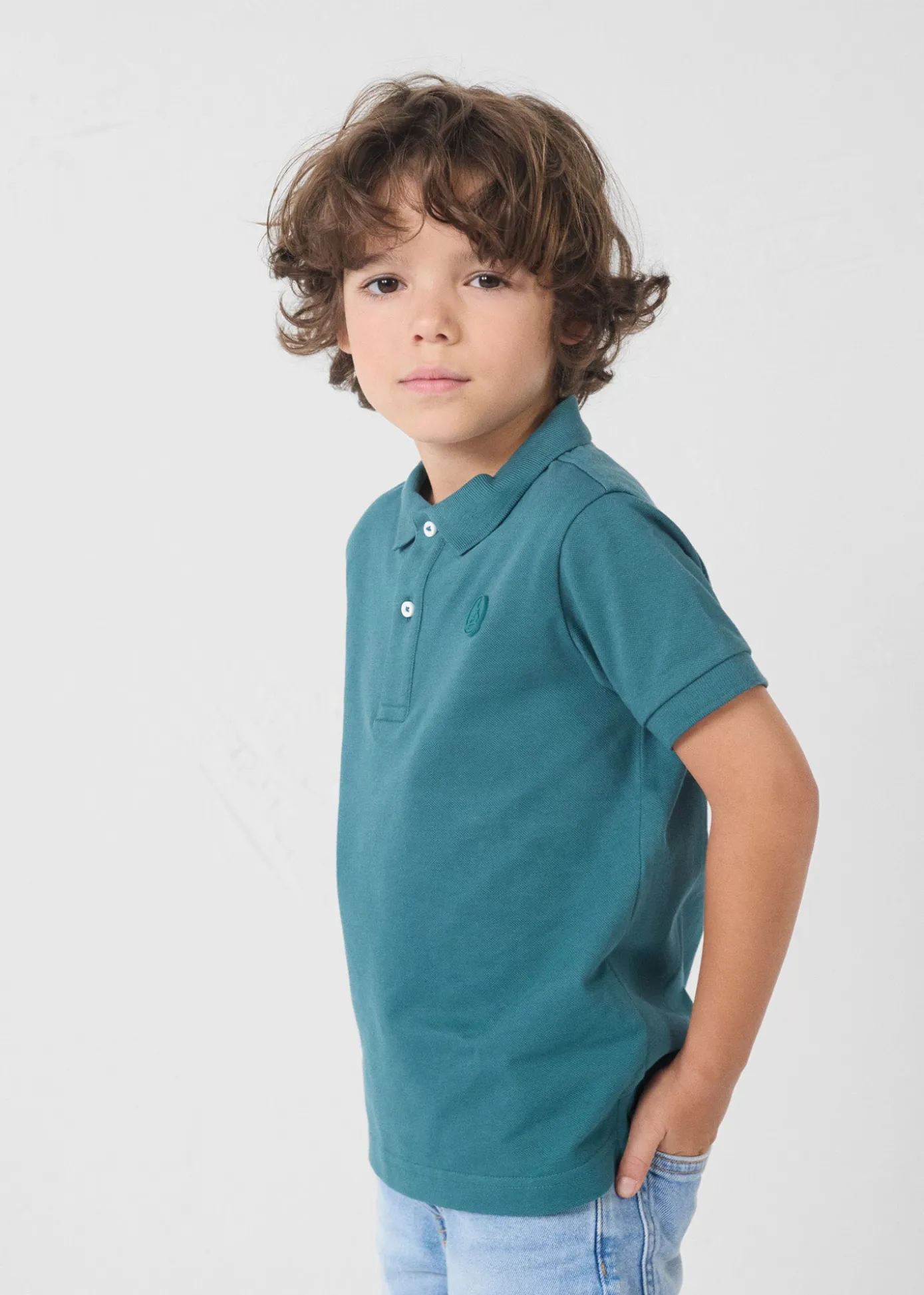 Polo enfant Deep lake Enzo