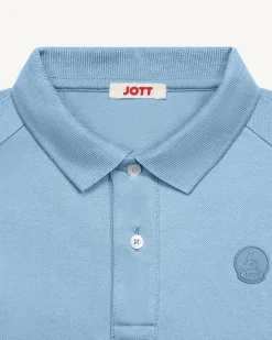Polo enfant en coton Bleu glacier Ciro