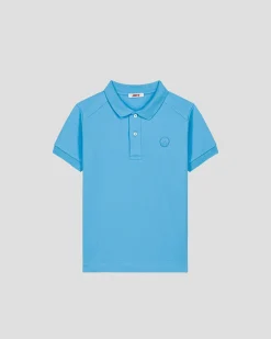 Polo enfant en coton Bleu horizon Ciro
