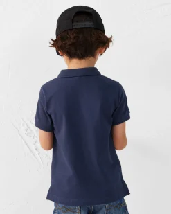 Polo enfant en coton Marine Ciro