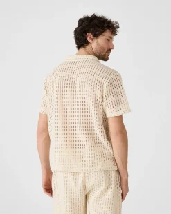 Polo en maille de coton Naturel Bruno
