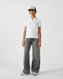 Polo femme Blanc May