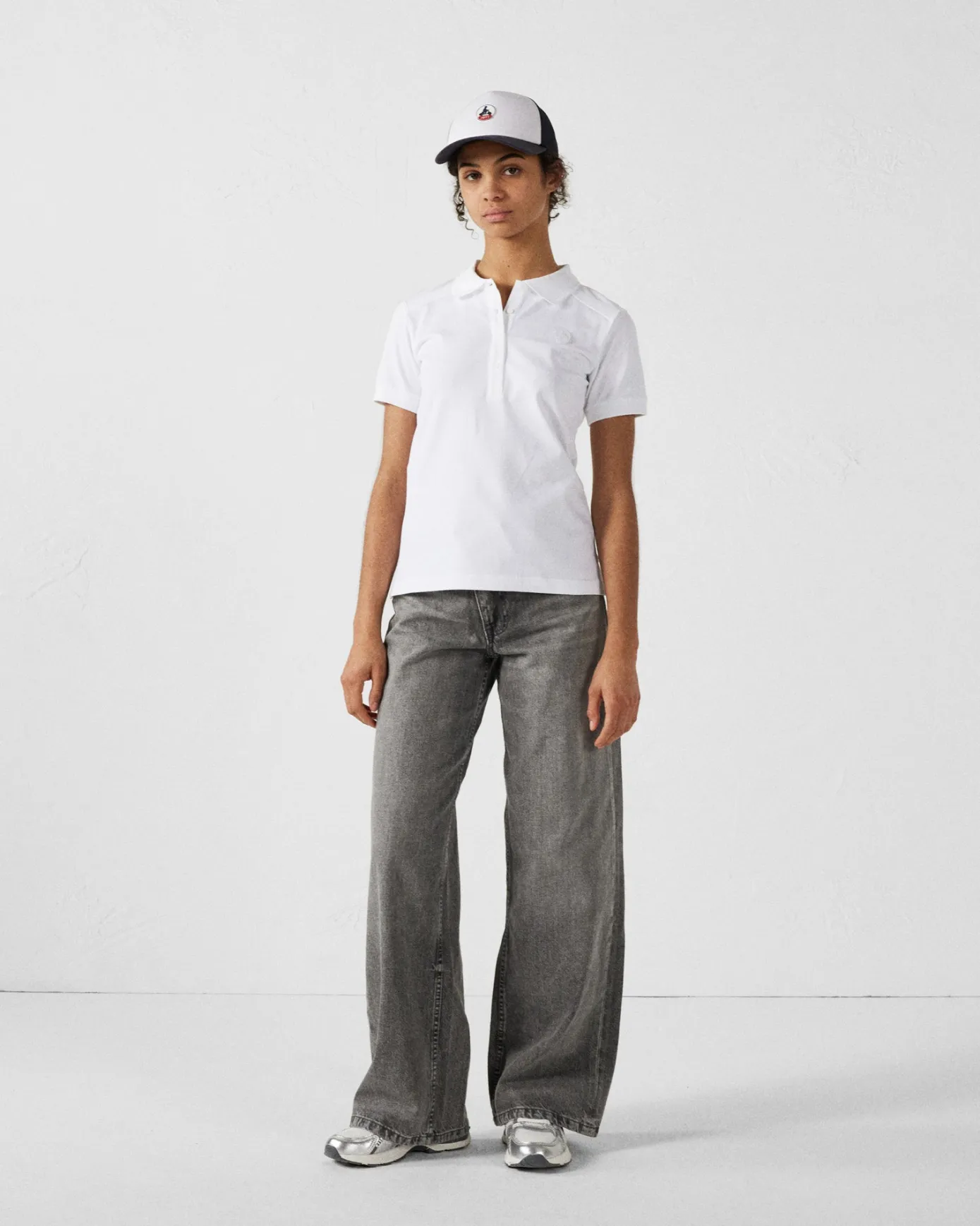 Polo femme Blanc May