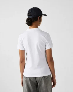 Polo femme Blanc May