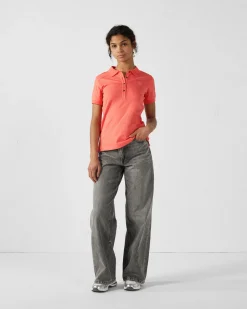 Polo femme Corail May