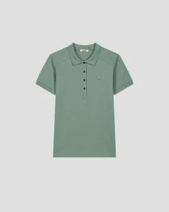 Polo femme Vert minéral May