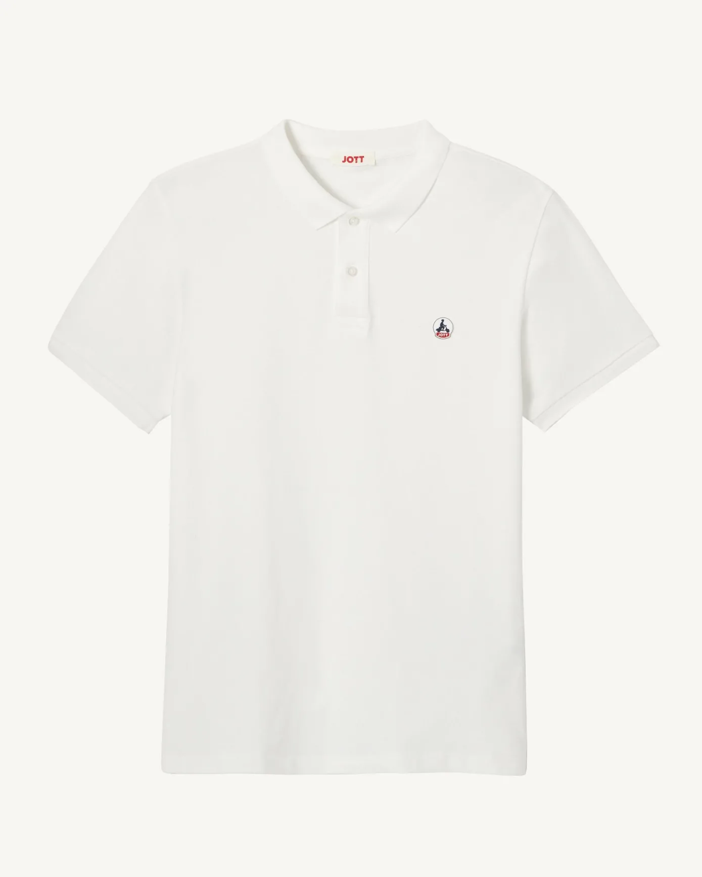 Polo homme en coton biologique Blanc Marbella