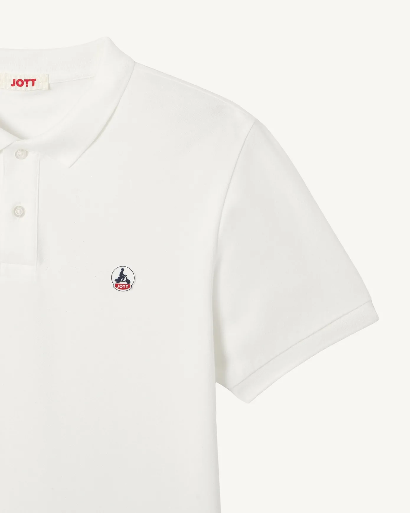 Polo homme en coton biologique Blanc Marbella