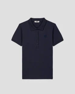 Polo manches courtes Marine Maura