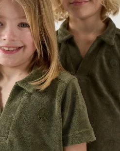 Polo éponge Army Terry