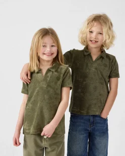 Polo éponge Army Terry