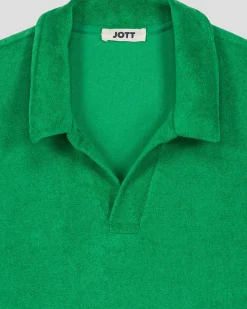 Polo éponge manches courtes Vert tropical Buggy