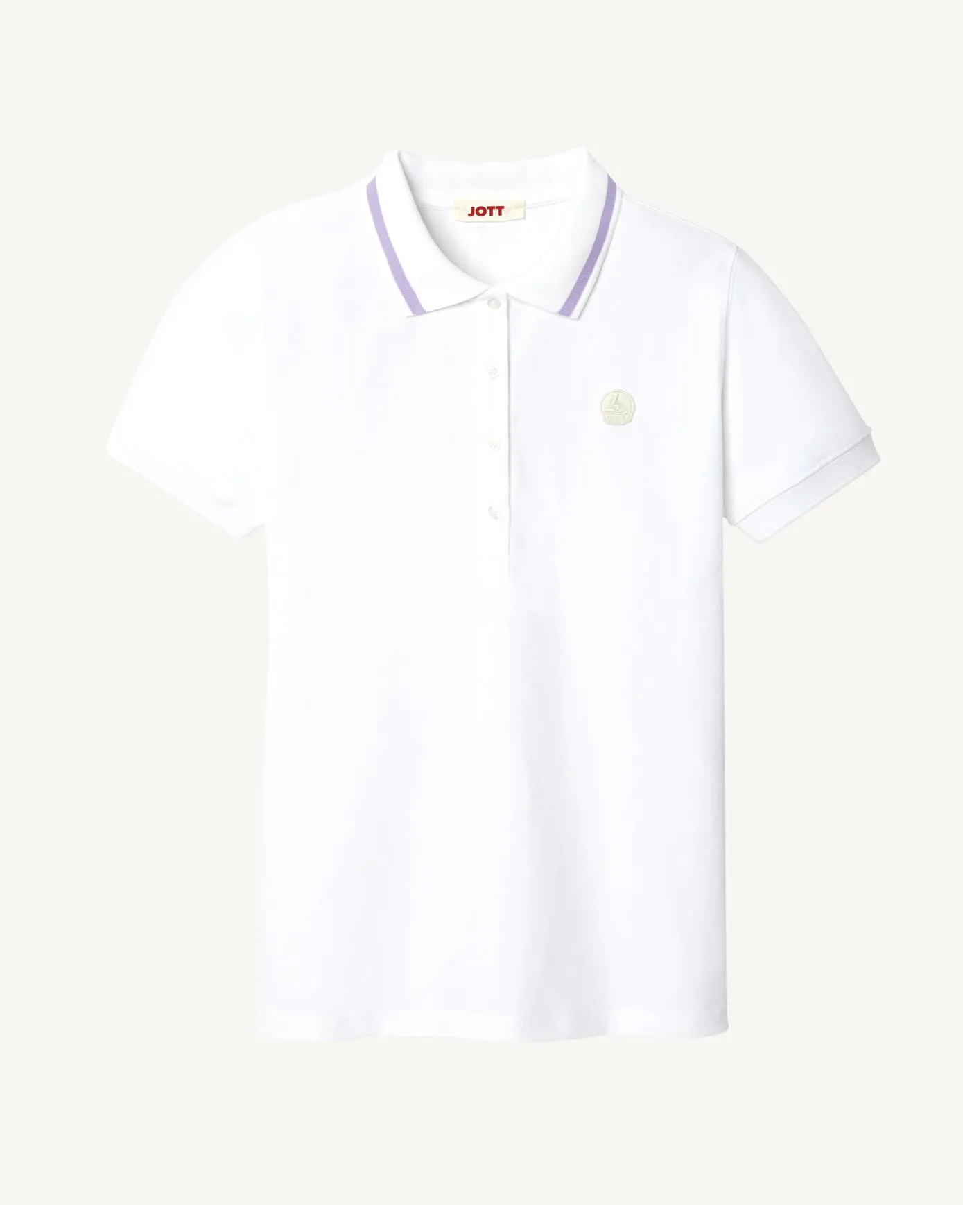 Polo stretch Blanc Gaia