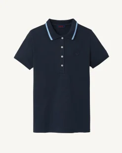 Polo stretch Marine Gaia